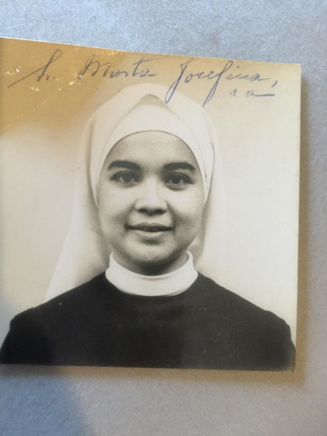 SISTER Marta circa 1974 