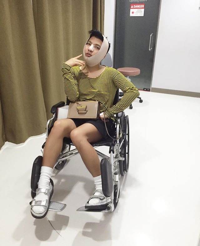 THE BLOGGER posted this photo shortly after his procedures, inspired by Steven Meisel’s July 2005 editorial for Vogue Italia. PHOTO: INSTAGRAM/BRYANBOYCOM