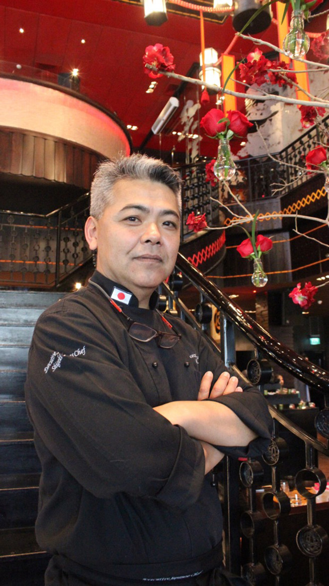 Chef Shigeki Iimura at Buddha-Bar Manila