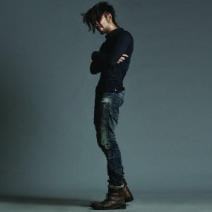 ￼Mark Nicdao wears distressed jeans, a comfy shirt, and leather boots by DO Photo by: JAMES BAUTISTA