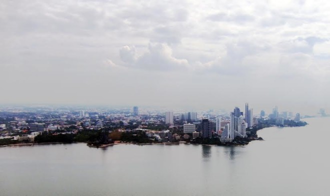 THE CITY of Pattaya, as seen from the chopper tour 