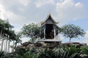 THIS temple in Nongnooch Pattaya & Resort gives you a sweeping view of the property