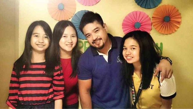 JONELL Cruz with wife Melissa and daughters Trixia Desiree and Kessha Camille
