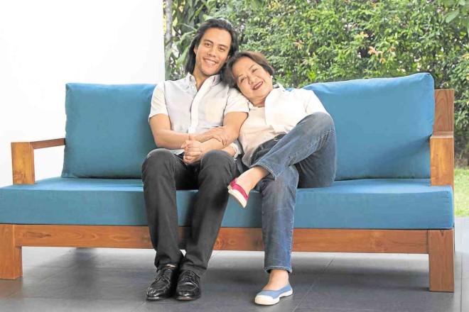 BIBETH Orteza with son Rafa Siguion-Reyna    ALEXIS CORPUZ