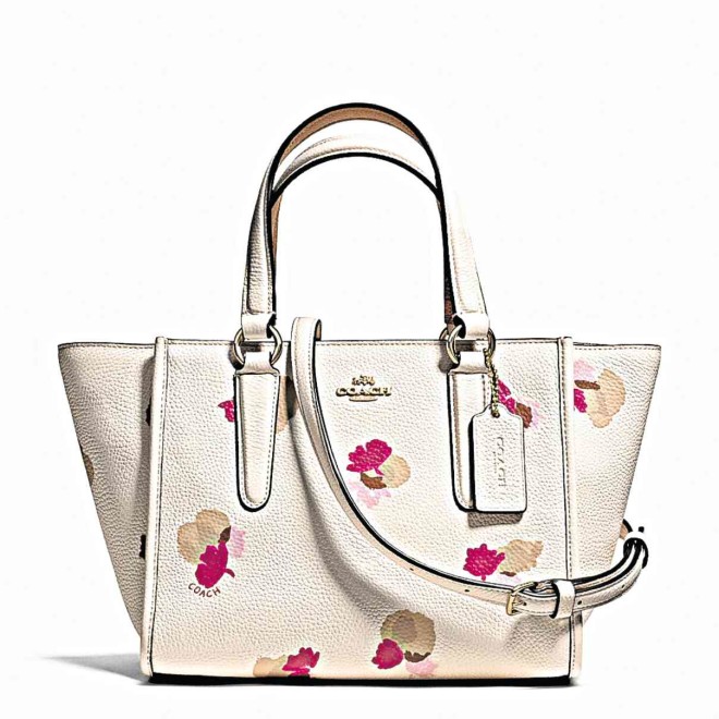MINI Crosby carry-all in floral print pebble leather