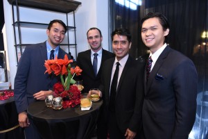 Hennessy’s Marketing Manager  Gio Robles, Ambassadeur de la Maison Fabien Levieux, Trade Marketing Manager Paolo Cayton, and Brand Manager Carlo Bautista
