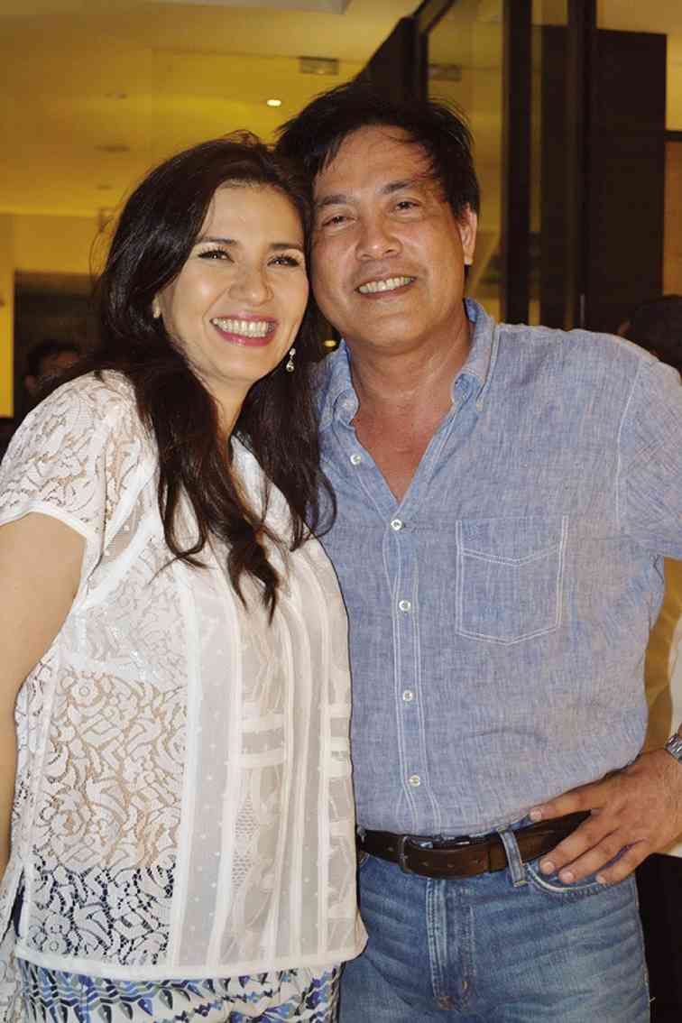 CONRAD Onglao and Zsa Zsa Padilla during Padilla’s birthday party in Onglao’s house two years ago