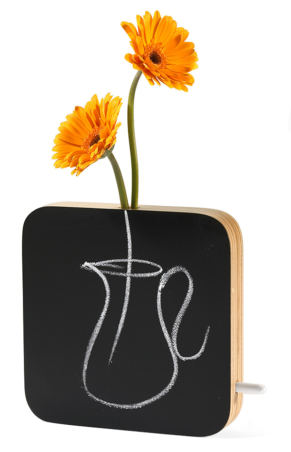 MoMA chalkboard vase