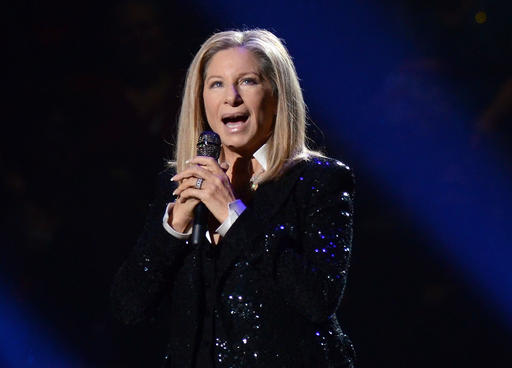 In this Oct. 11, 2012, file photo, singer Barbra Streisand performs at the Barclays Center in the Brooklyn borough of New York. Streisand is launching a multiple-city tour this summer. AP