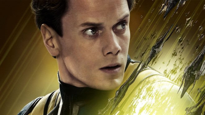 ANTON Yelchin’s Chekov in a promotional image for the upcoming film “Star Trek Beyond” 