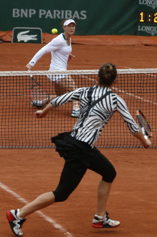 Simona Halep at the 2016 French Open