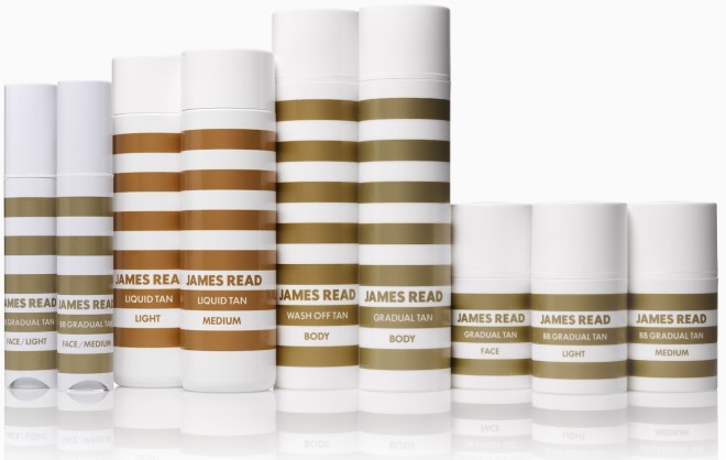 James Read self-tanning products