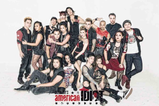 THE CAST of Green Day’s “American Idiot”