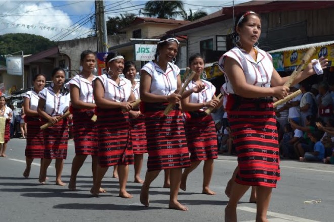 A GROUP performs during the grand cultural parade