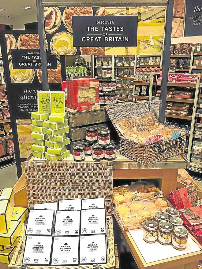 A SAMPLING of new products now offered at the latest M&S Food Hall in Power Plant Mall CATHY CAÑARES YAMSUAN