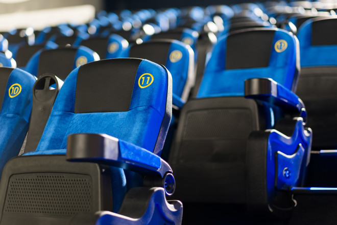 The cinemas' motion recliner seats. PHOTO by Ayala Cinemas