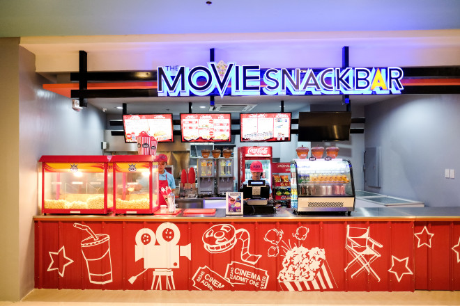 To complement the movie experience, UP Town Center Cinemas has The Movie Snackbar that offers a wide range of snacks and refreshments like popcorn, nachos, french fries, hotdog, mozzarella sticks,sandwiches and more. PHOTO by Ayala Cinemas