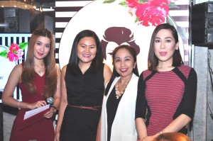EVENT host Janeena Chan, Dr. Lindsay Torralba-Garcia, Kojiesan marketing head Tricia Gregorio, celebrity makeup artist RB Chanco
