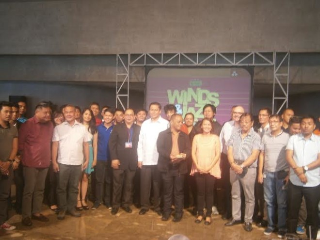 CULTURAL Center of the Philippines President Raul Sunico with jazz musicians AMADÍS MA. GUERRERO