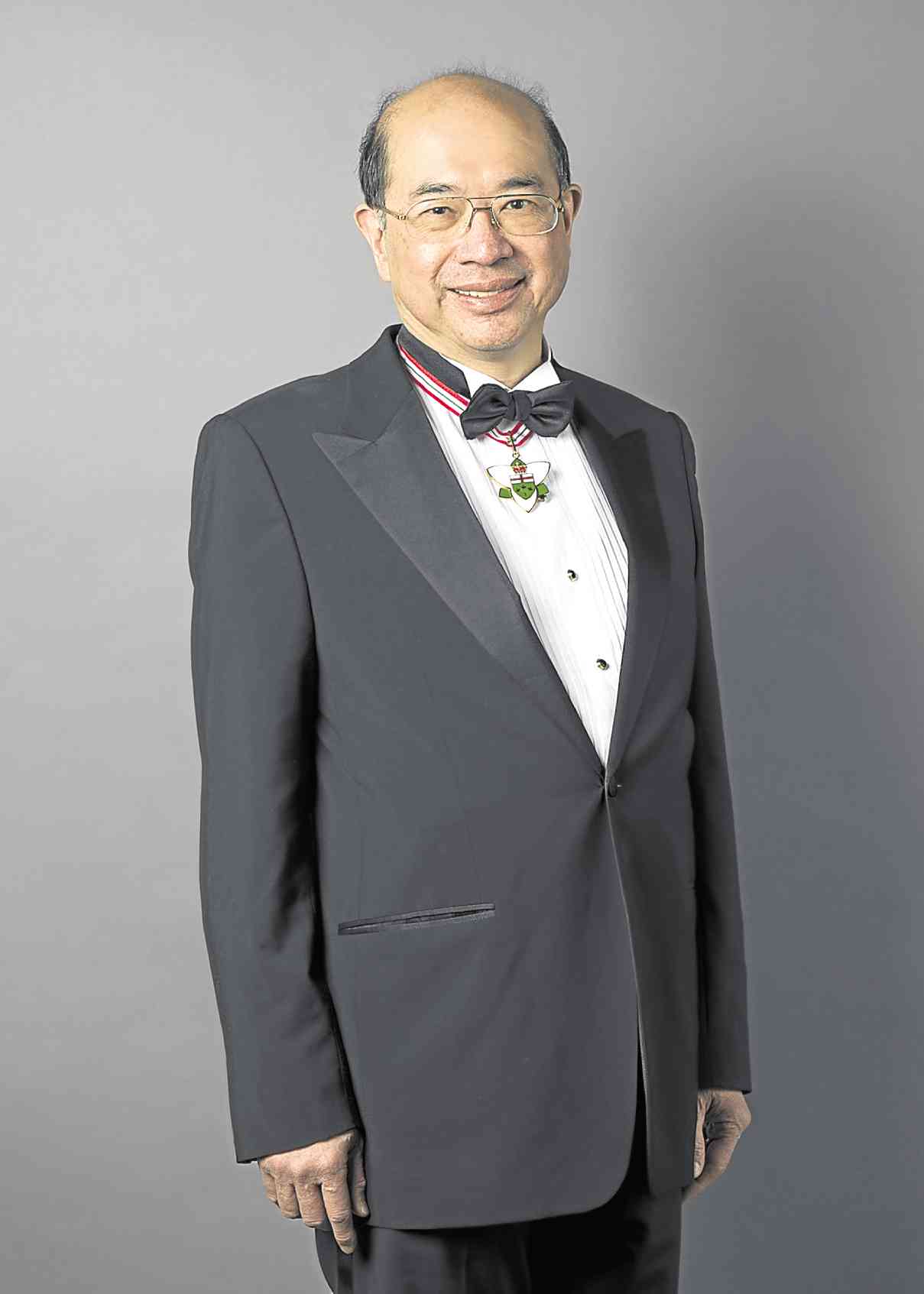 DR.HERBERT Gaisanowears the prestigious Order ofOntario. His achievements were recognized by the 2013 Nobel Prize laureate in medicine as fundamental to advancements in the treatment of diabetes.