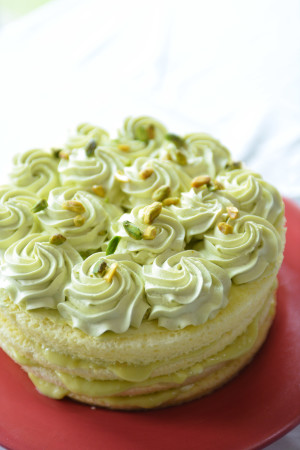 Avocado sponge cake by Chef Rhea Sycip