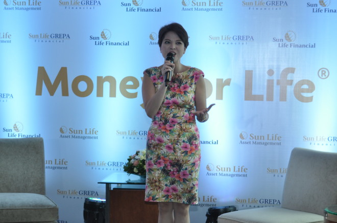 Sun Life Financial’s Chief Marketing Officer, Mylene Lopa, introduced Money for Life and talked about the vision behind it.