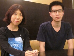"KEN and Kazu" line producer Yumi Honda and writer-producer-director-editor Hiroshi Shoji