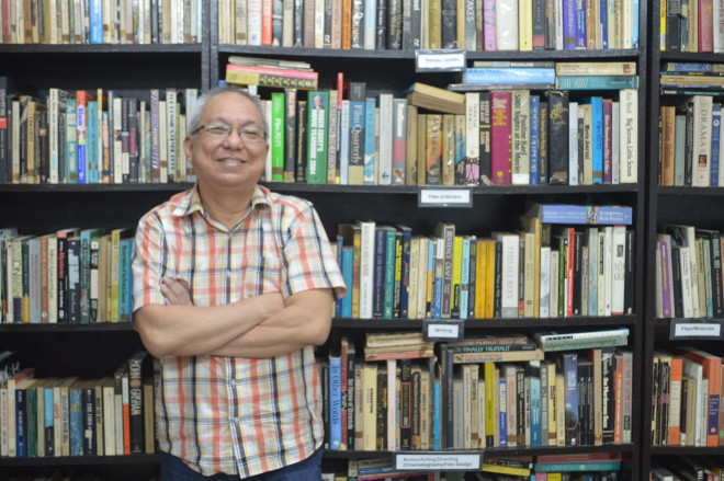Ricky Lee in his private library. CONTRIBUTED PHOTO