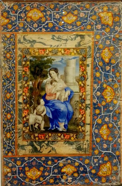“VIRGIN and Child with John the Baptist,” by Muhammad Zaman; 17th-century, color and gold on paperPHOTOS BY DEXTER R. MATILLA