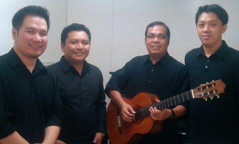 MANILA Guitar Quartet: Benchito Cariño, Ramoncito Carpio, Nathan Neil Manimtim, Alberto Mesa