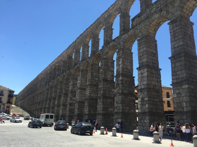 First-century Roman aqueduct in Segovia—a superbly preserved feat  of ancient engineering