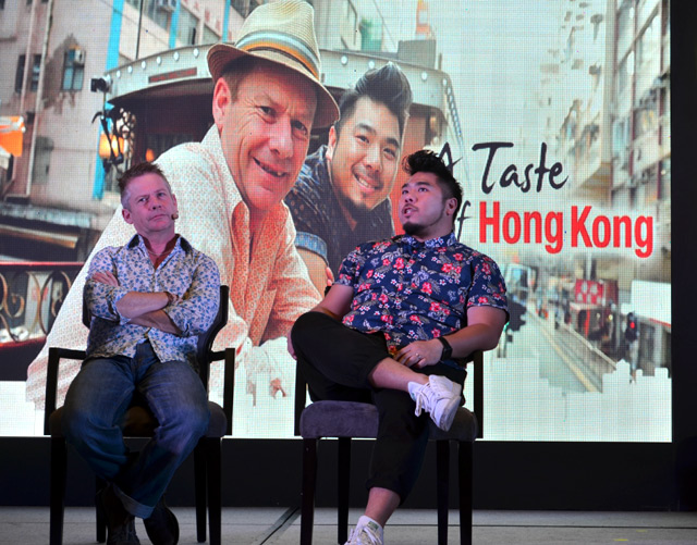 Ian Wright (L) and Christian Yang attends the launch of “A Taste of Hong Kong” at Shangri-La at the Fort on Tuesday, September 20, 2016. Noy Morcoso lll/INQUIRER.net