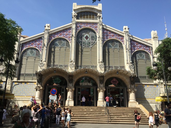 Valencia's Mercado Central, the building itself an architectural gem