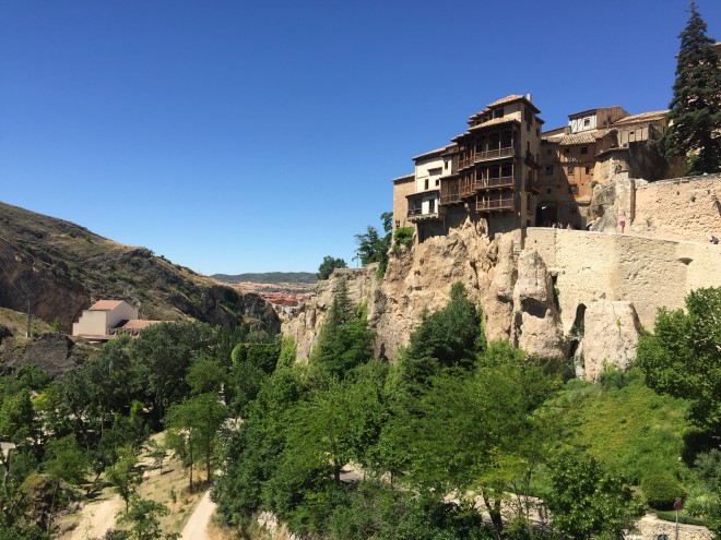 Cuenca's famed Hanging Houses or Casas Colgadas, dating back to the 15th century
