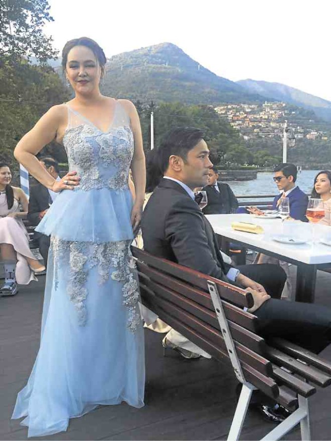 CRIS Albert on the boat, with Dr. Hayden Kho and other guests at the table
