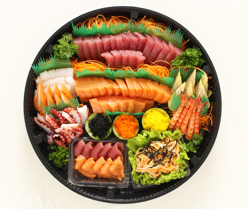 Saisaki Sashimi Moriawase, a buffet dish available for G2Go