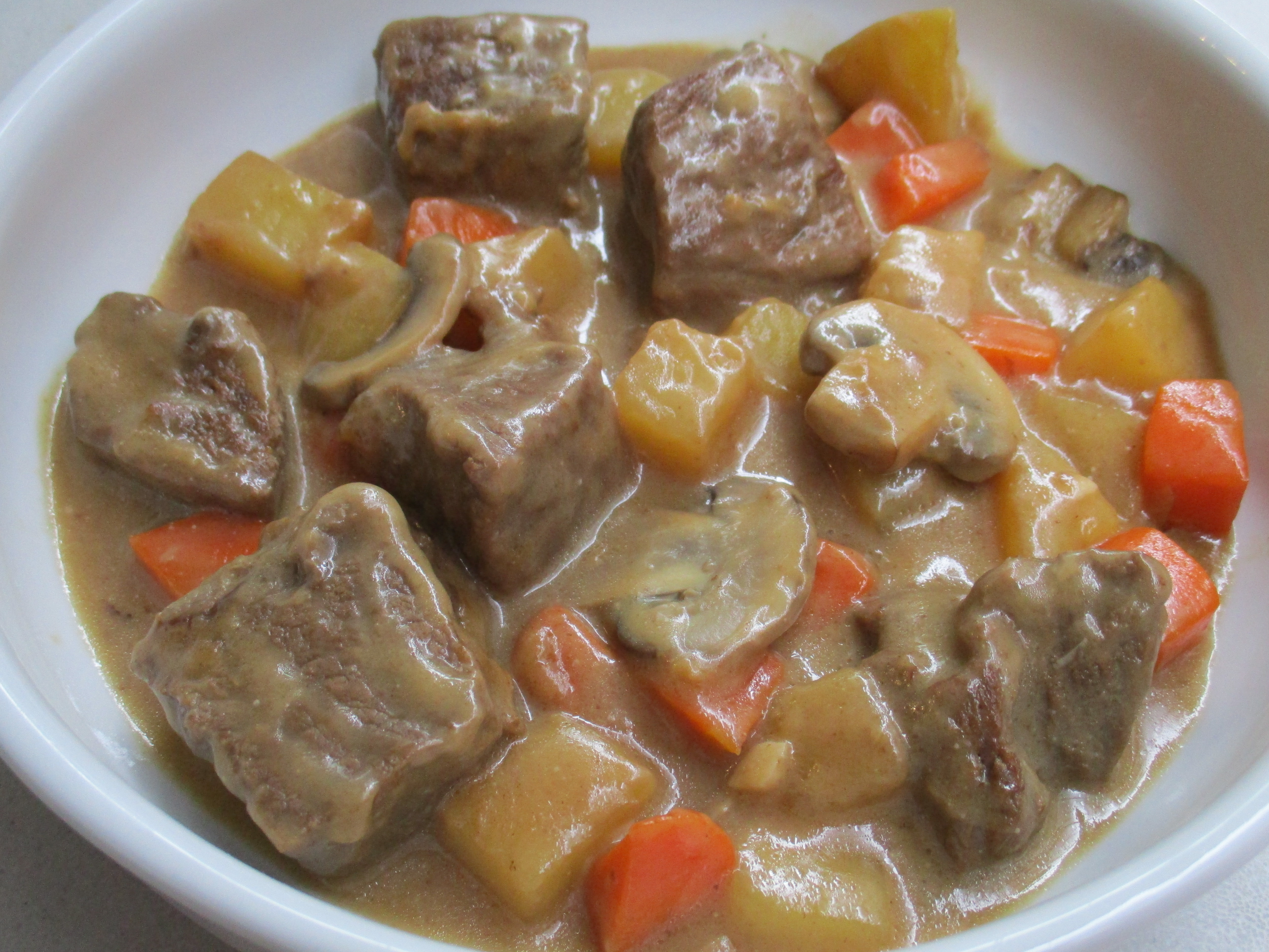 Beef with Mushrooms, recipe by Norma Chikiamco