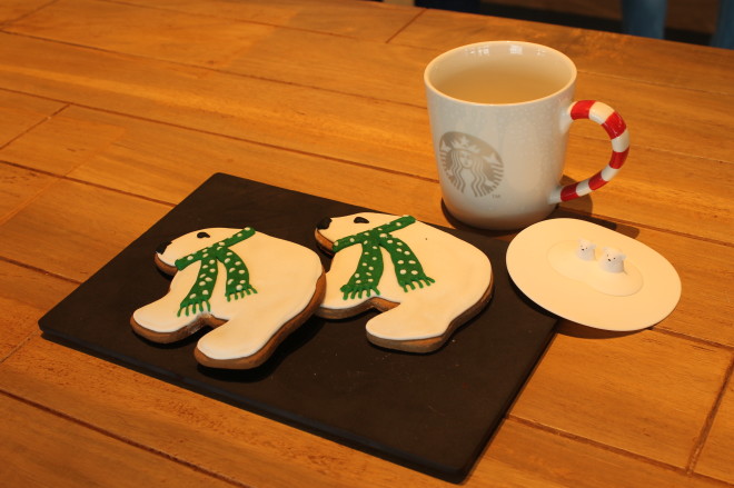 Polar bear gingerbread cookies SHOUN DAVID 