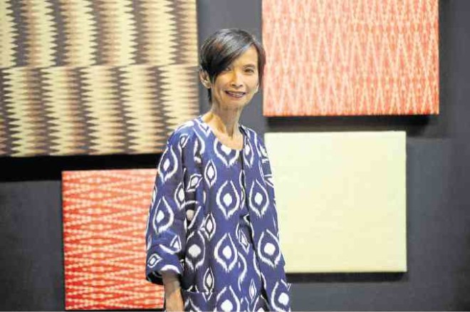 Josie Natori, wearing a number from her “N” collection, curates Manila FAME’s Manila Wear project organized by Citem. —ARNOLD ALMACEN