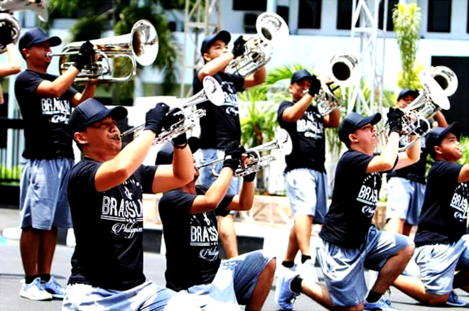 The FEU DBC performing during the competition