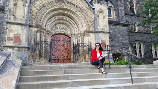 Whenever I'm back in Toronto, I always return to U of T. This was in the summer of 2015.