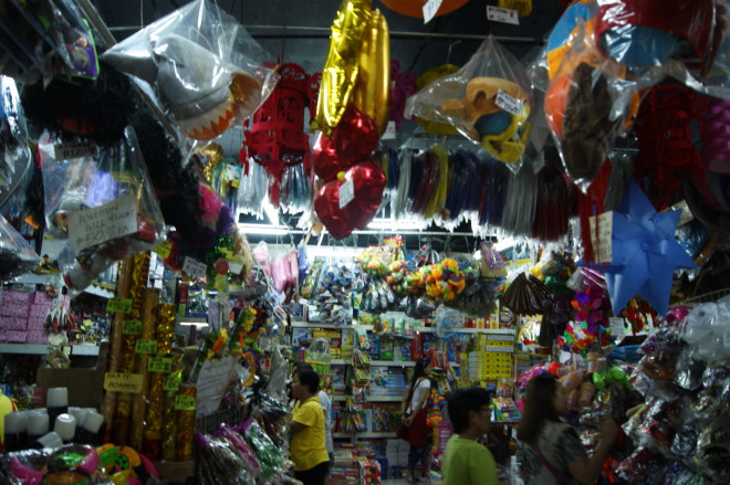 Grab for cheap costumes for Halloween and Christmas at Tutuban Center. PHOTO by Gianna Francesca Catolico/INQUIRER.net