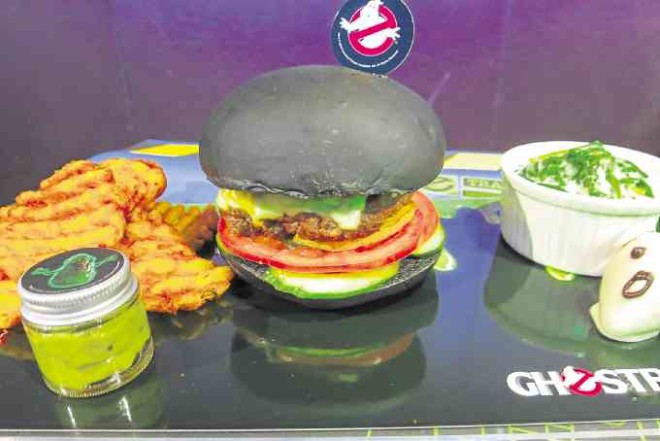 The Charcoal Bun Burger