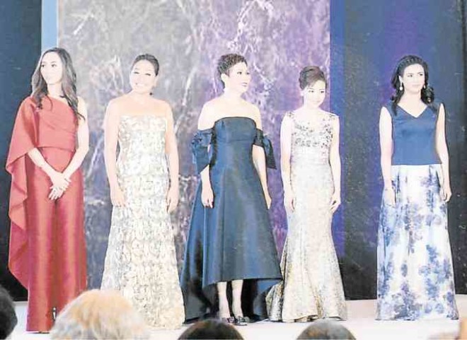 Pamela Huang, Karen Davila, Vanessa Suatengco, Michelle Tan, Dawn Zulueta Lagdameo