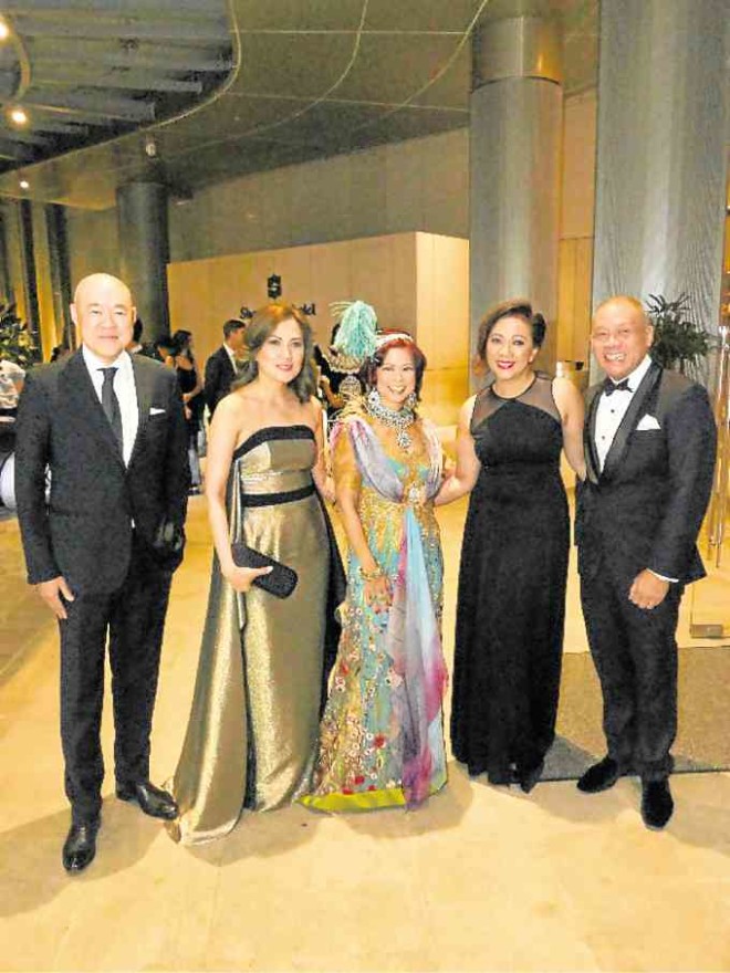 Mercedes-Benz Philippines’ Felix and Grace Ang, Sea Princess and Globe’s Arlene and Ernest Cu