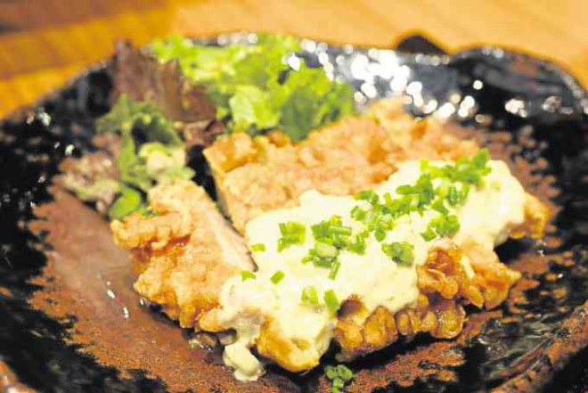 Namban Teishoku (fried chicken steak in sweet and sour sauce) —ELOISA LOPEZ