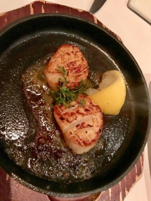 Grilled scallops at Ruby Jack’s