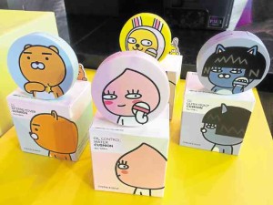 Available inNovember, The Face Shop’s CC Cushion Compact cases in collaborationwith Kakao Friends—CHECHE V.MORAL