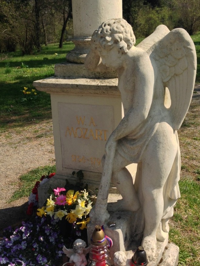 Wolfgang Amadeus Mozart's alleged grave