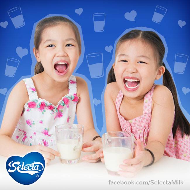 Selecta Milk kids enjoy nutritious milk